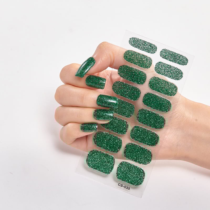 💅SEMICURED UV GEL NAIL STICKERS KIT