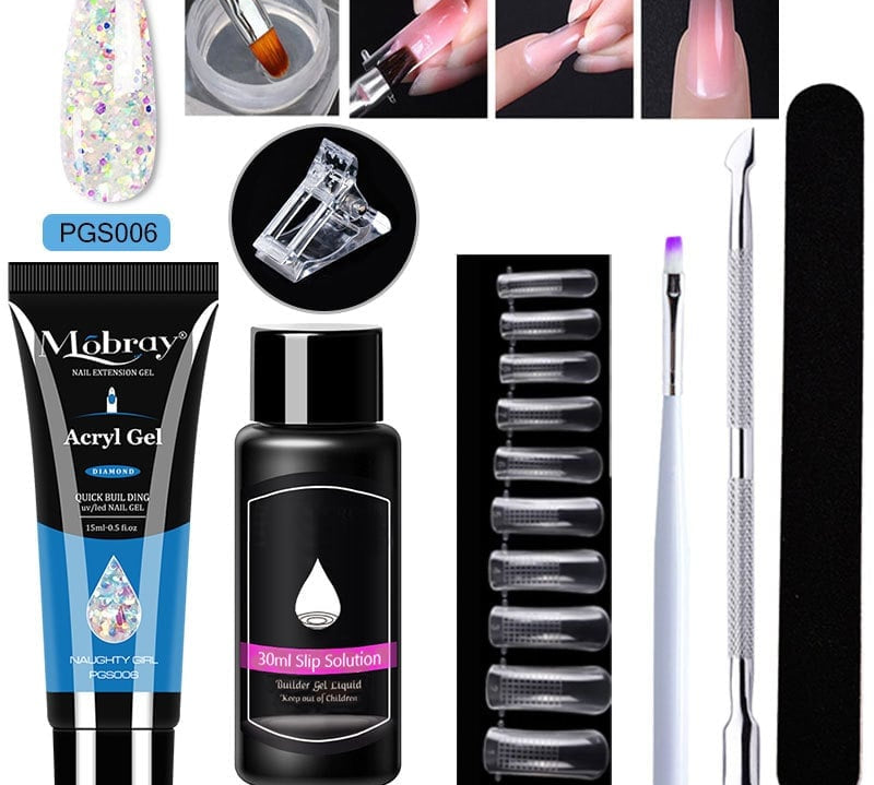 Poly Gel Nail Extension Kit