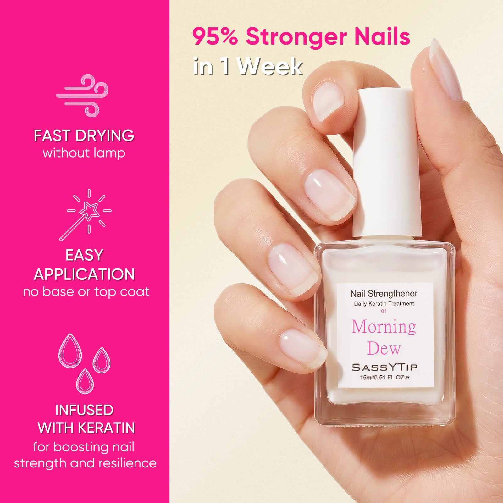 Keratin Nail Hardener 2-pack