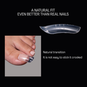150PCS Toe Nail Extension Forms with Scale — Fast, Precise, Salon-Perfect Nails