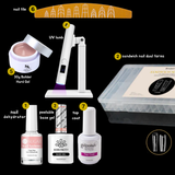 El kit completo de uñas tipo sándwich para principiantes