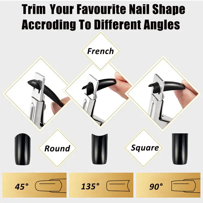 Stainless Steel U‑Shaped Nail Clipper – Professional Manicure Tool