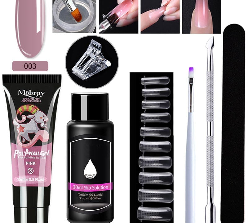 Poly Gel Nail Extension Kit