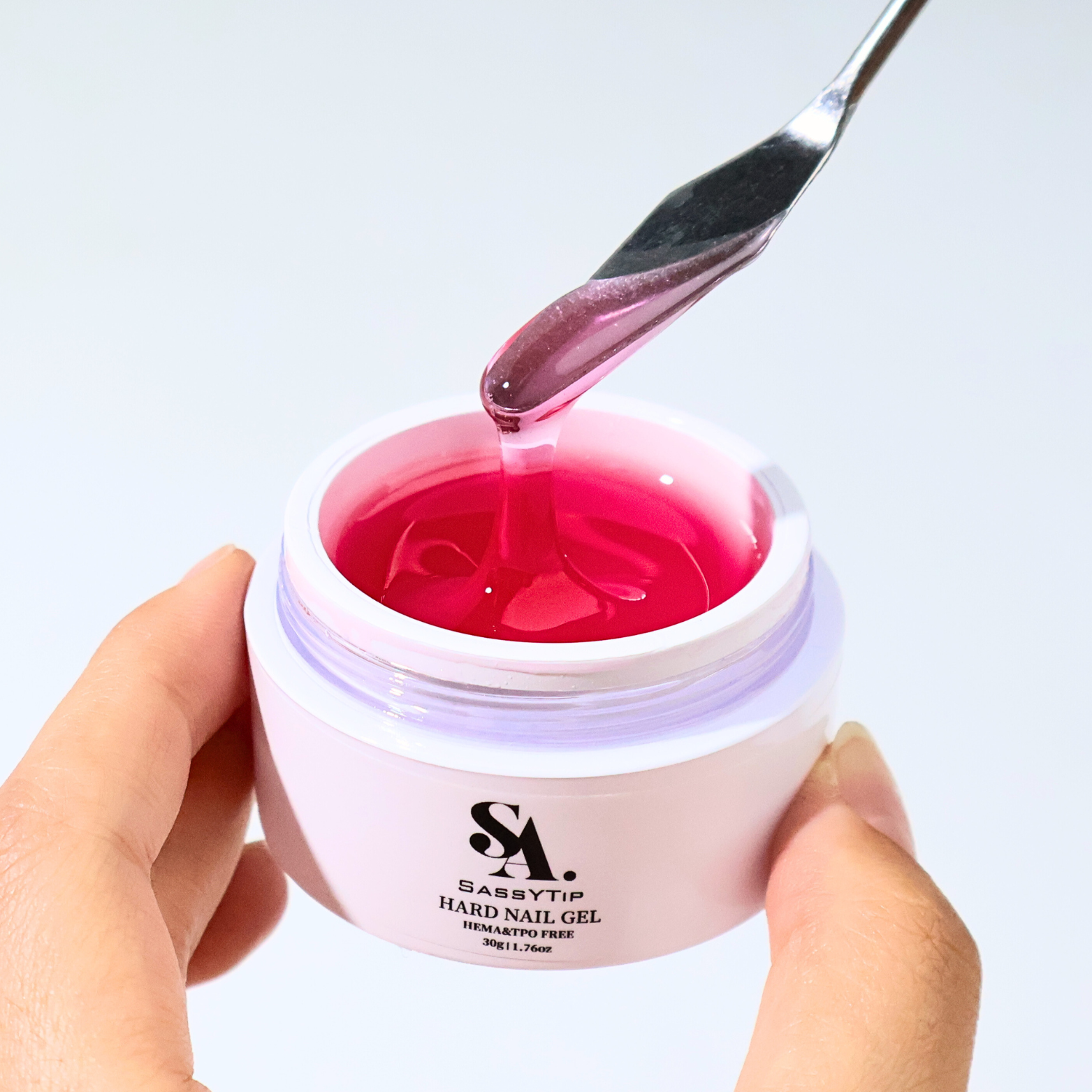 SASSYTIP HEMA/TPO-Free Builder Gel | Nude Pink - Longwear Extension Formula