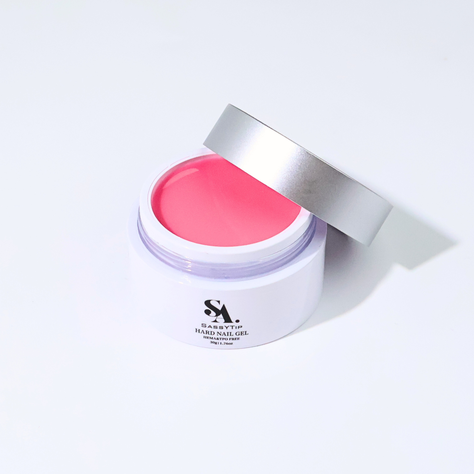 SASSYTIP HEMA/TPO-Free Hard Gel | Fuchsia Pink Lasts 20+ Days
