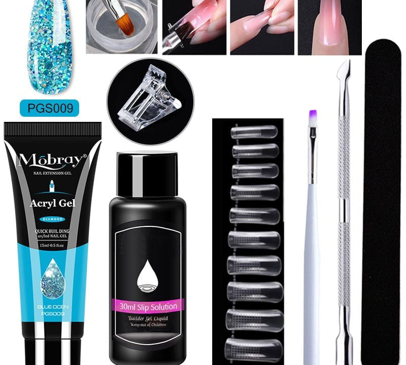 Poly Gel Nail Extension Kit