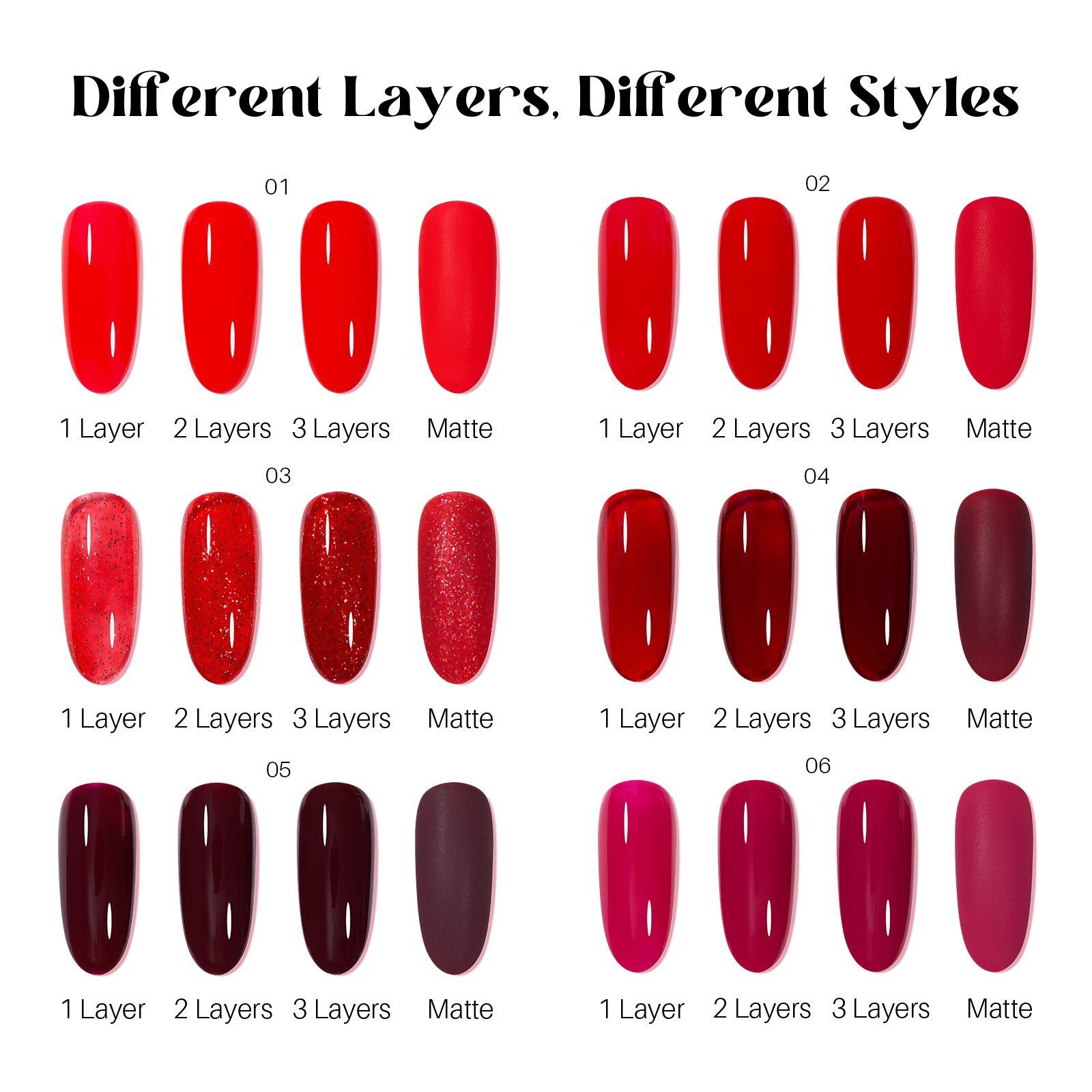 All The Reds You'll Ever Need Bundle, Set of 6