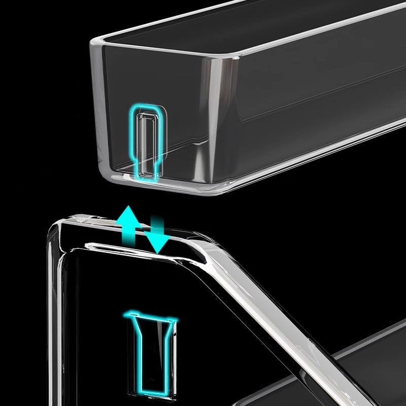 Multi-Layer Nail Polish Display Stand - Acrylic Organizer for Gel Polishes & Nail Art Tools