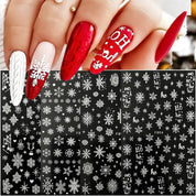 ❄️ Viral Snowflake Stickers | #1 White Christmas Nail & Deco Stickers for Holiday Magic!