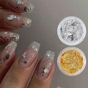 Gold & Silver Foil Nail Art Sheets