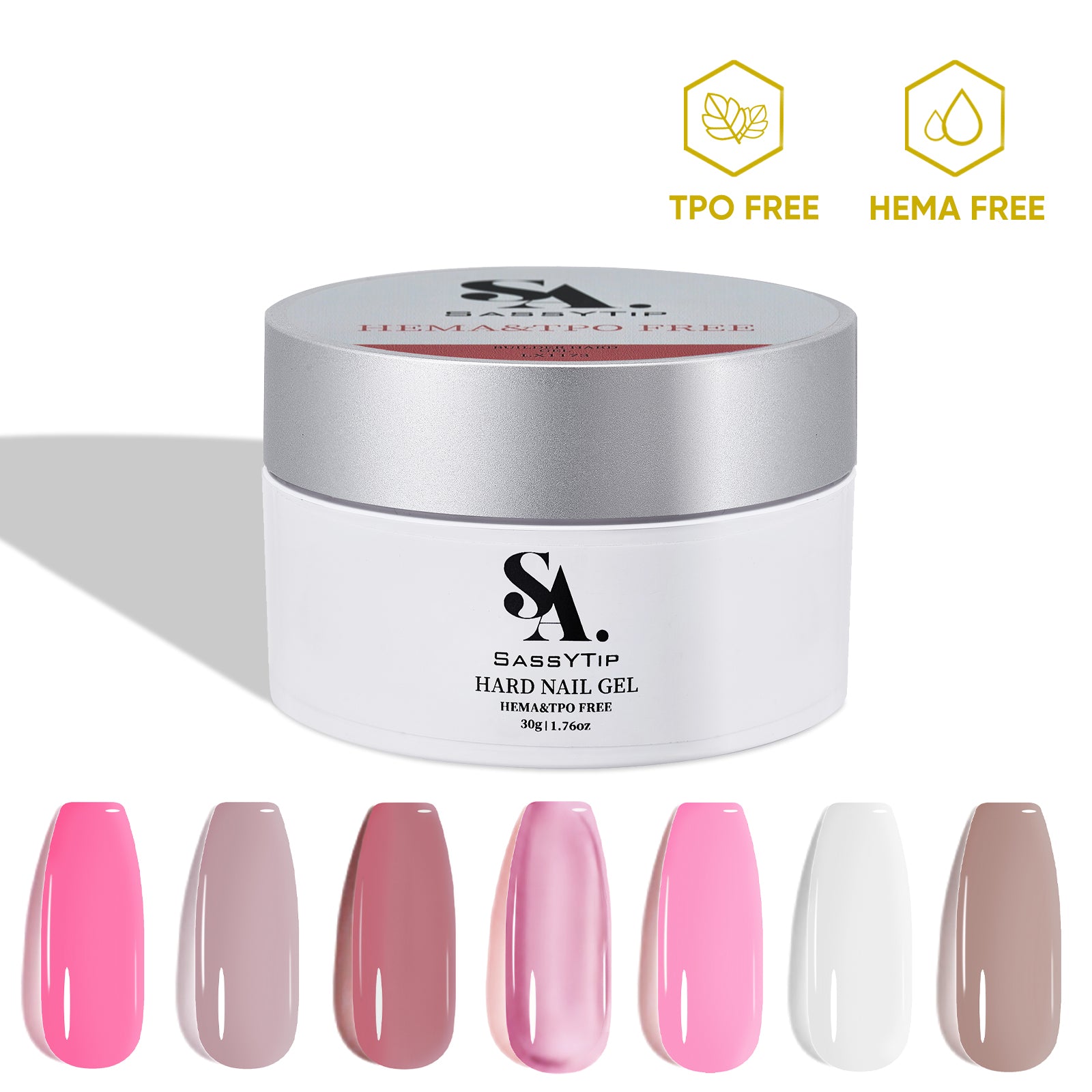 SASSYTIP HEMA TPO Free Builder Hard Gel, 30g