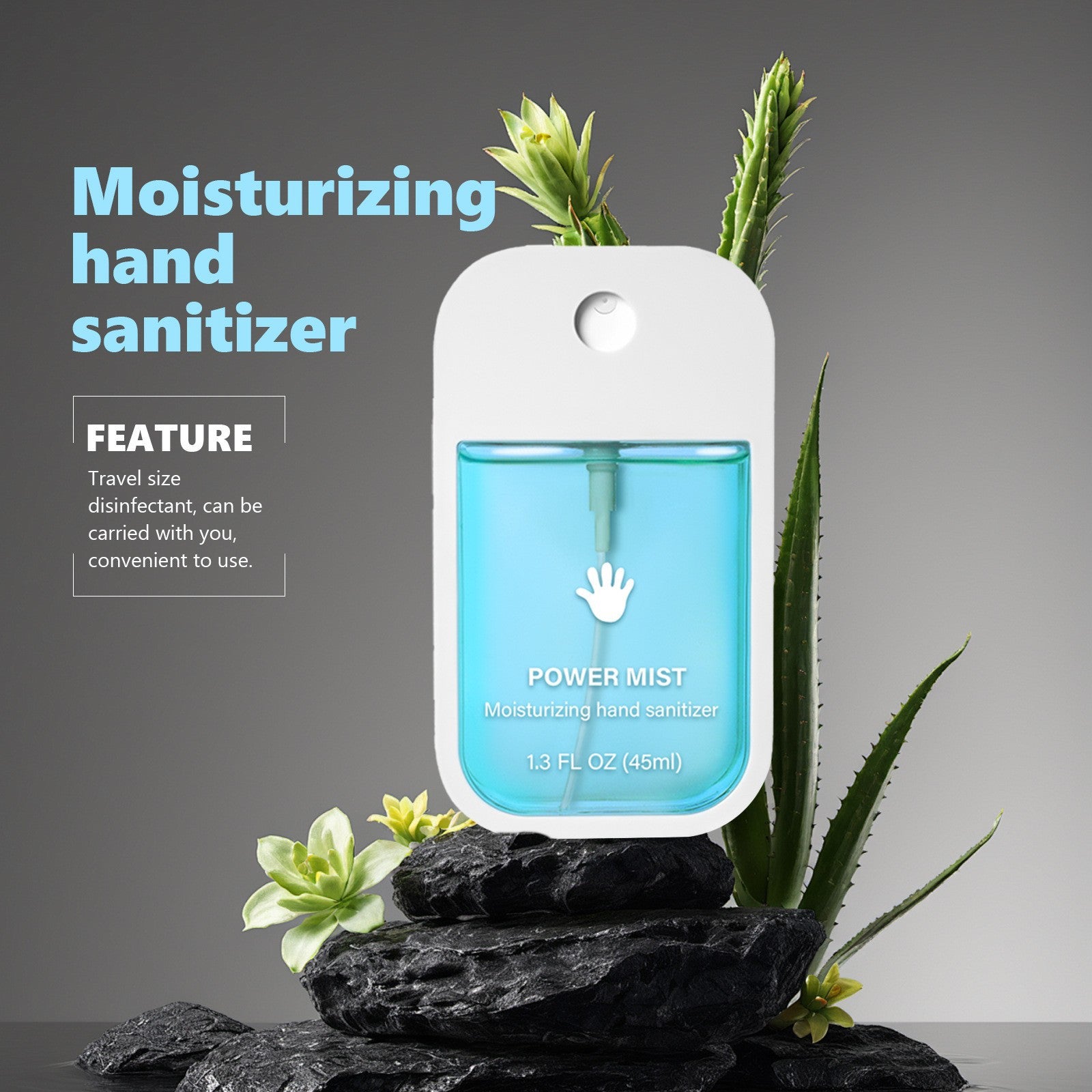 Portable Hand Sanitizer Spray – Refreshing, Quick-Dry, Alcohol-Based Cleanser