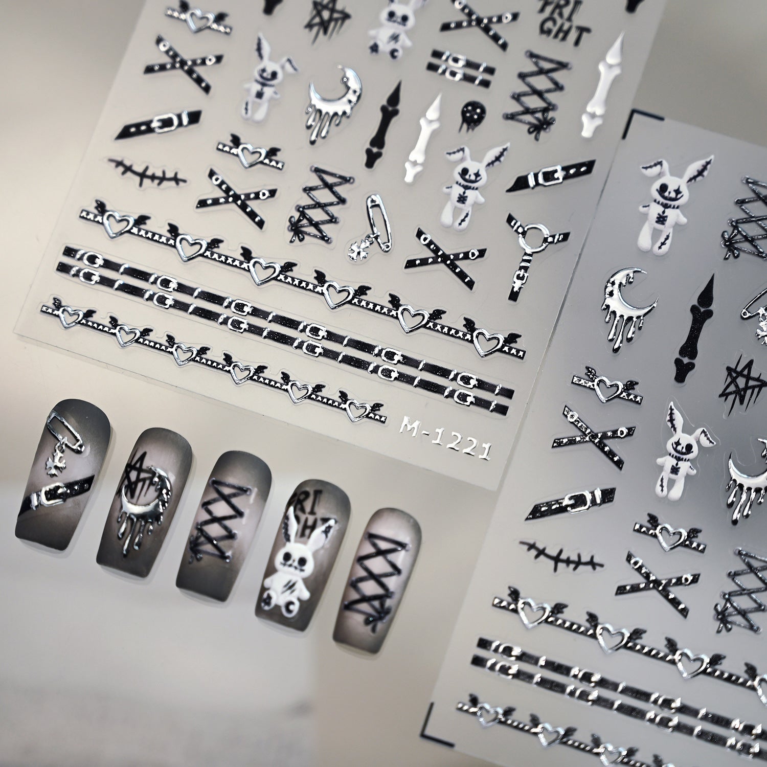 Halloween Nail Stickers – Dark Glam Collection