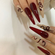 “Lucky Serpent” Vintage Luxe Nail Stickers