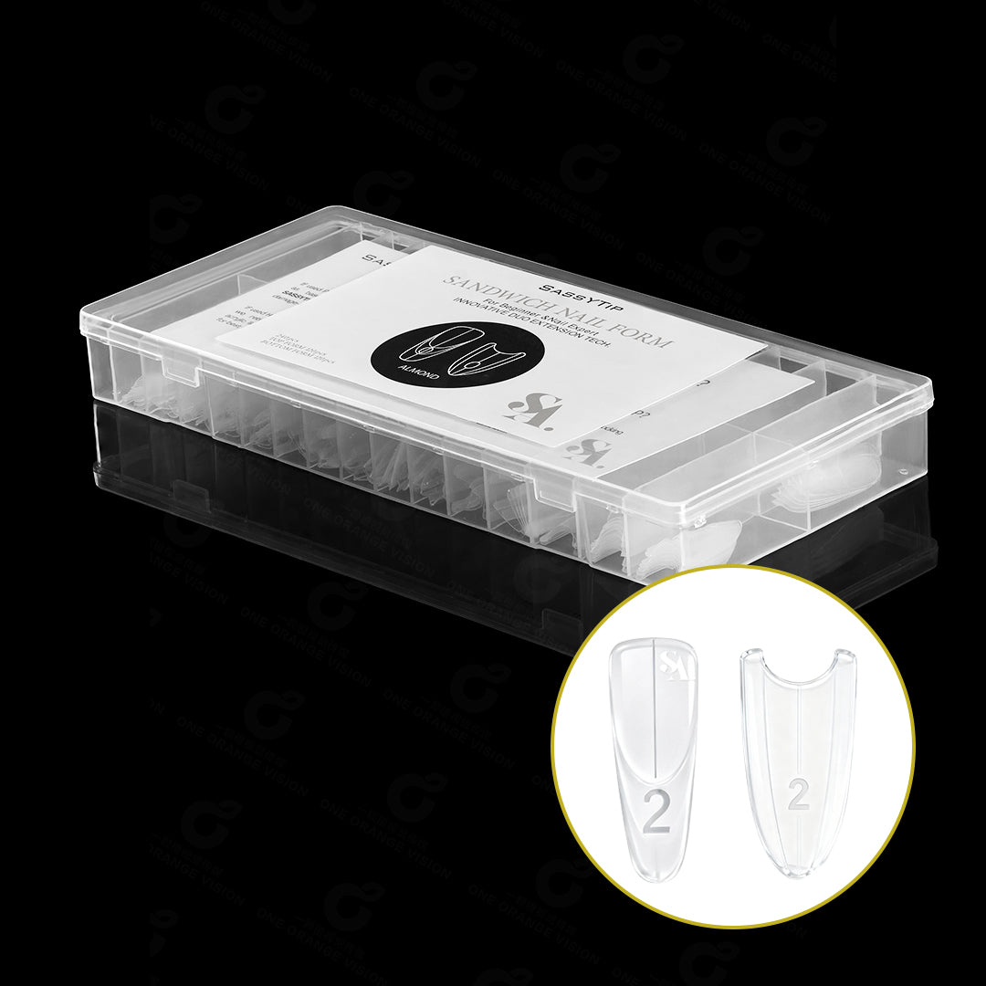 Black Friday Special: 50% Off Sandwich Nail Extensions – Medium Almond