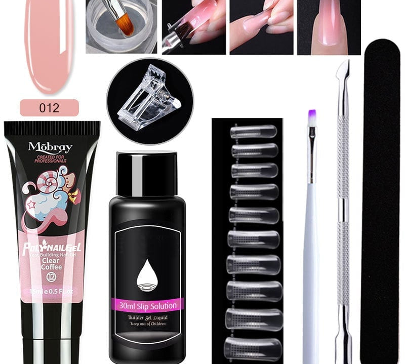 Poly Gel Nail Extension Kit