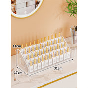 Multi-Layer Nail Polish Display Stand - Acrylic Organizer for Gel Polishes & Nail Art Tools