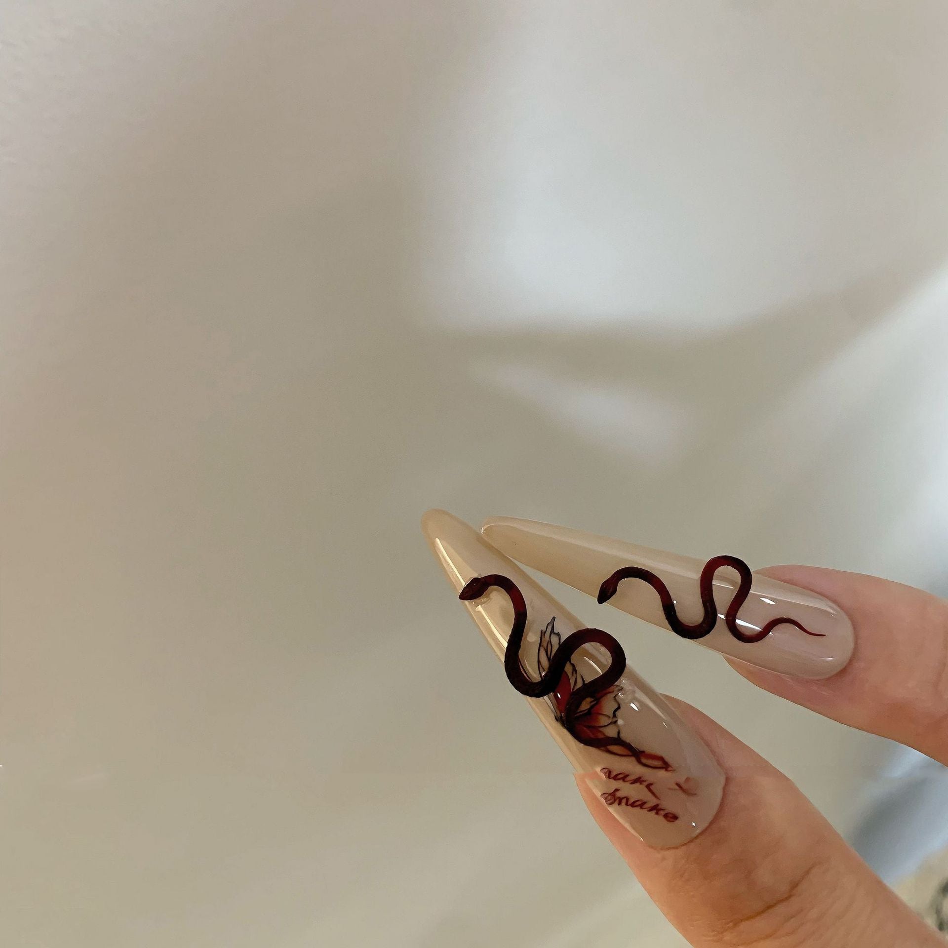 “Lucky Serpent” Vintage Luxe Nail Stickers