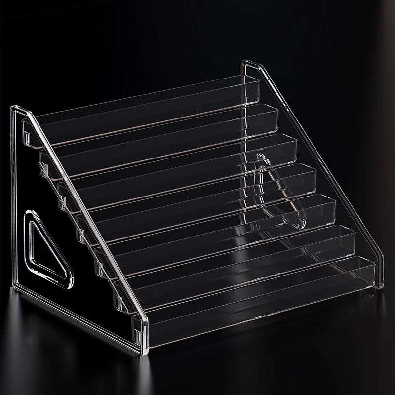 Multi-Layer Nail Polish Display Stand - Acrylic Organizer for Gel Polishes & Nail Art Tools