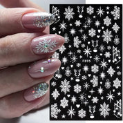 ❄️ Viral Snowflake Stickers | #1 White Christmas Nail & Deco Stickers for Holiday Magic!