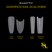 Sandwich Nail Extensions-Dual Forms