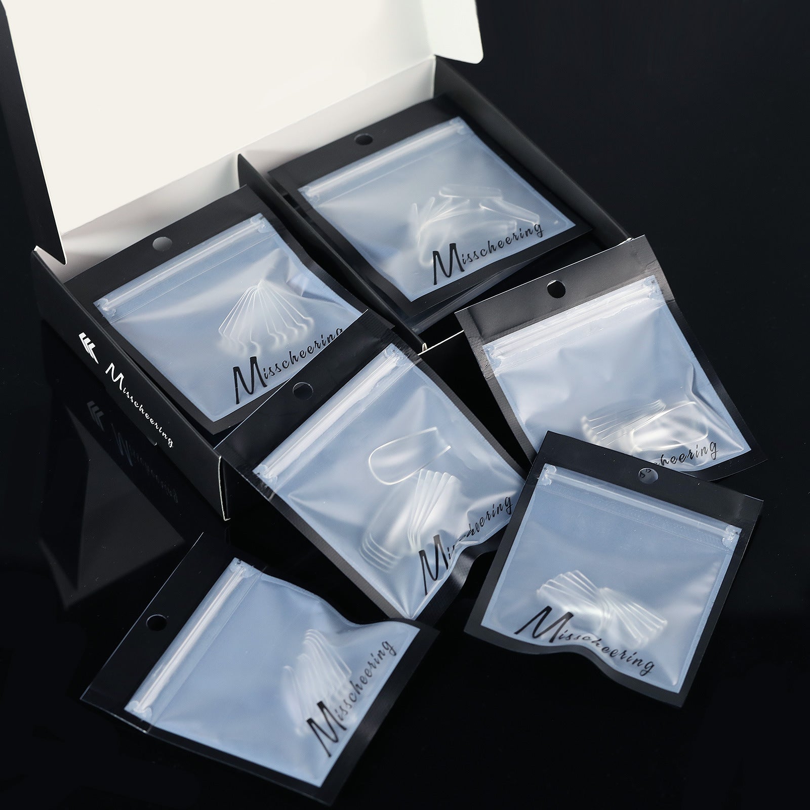 Arch-Shaped Transparent Nail Tips — Flawless, Seamless Salon-Quality Press-Ons