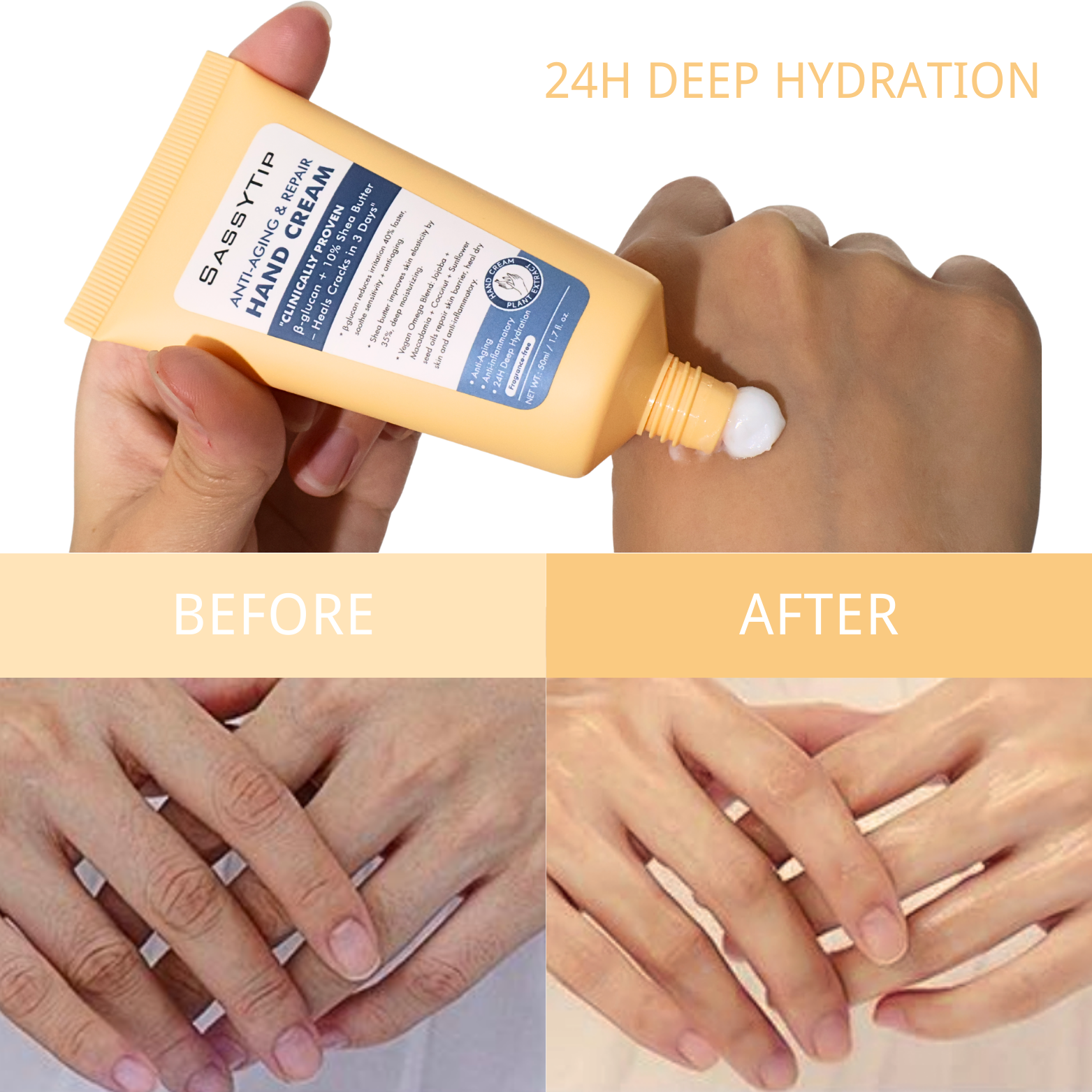 Sassytip Anti-aging & Repair Hand Cream