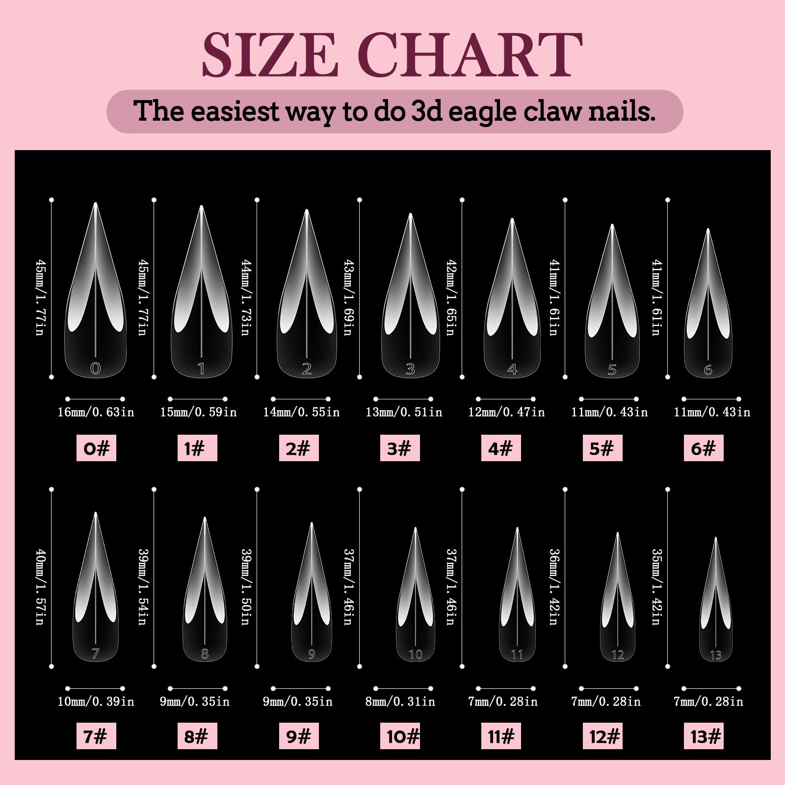 140pcs Halloween Dragon Claw Nail Forms — Scale-Marked Full-Cover Extension Molds