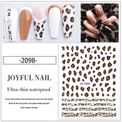 Leopard Print Nail Stickers