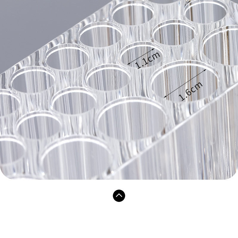 26-Hole Acrylic Nail Brush Holder