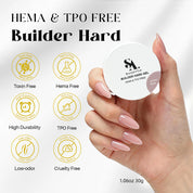 SASSYTIP Clear Builder Hard Gel