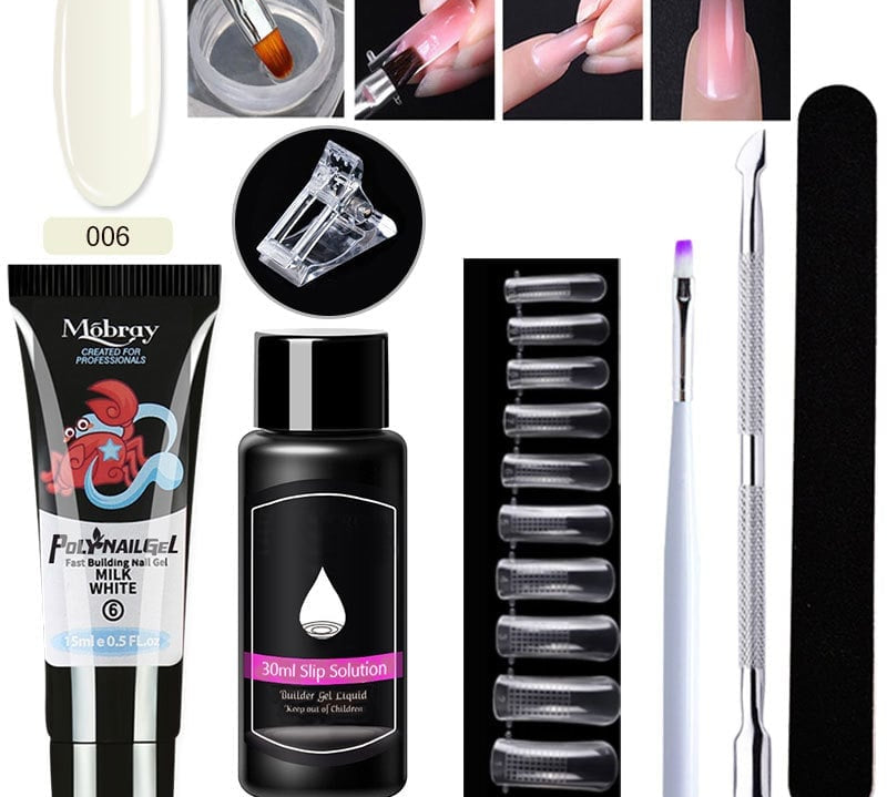 Poly Gel Nail Extension Kit