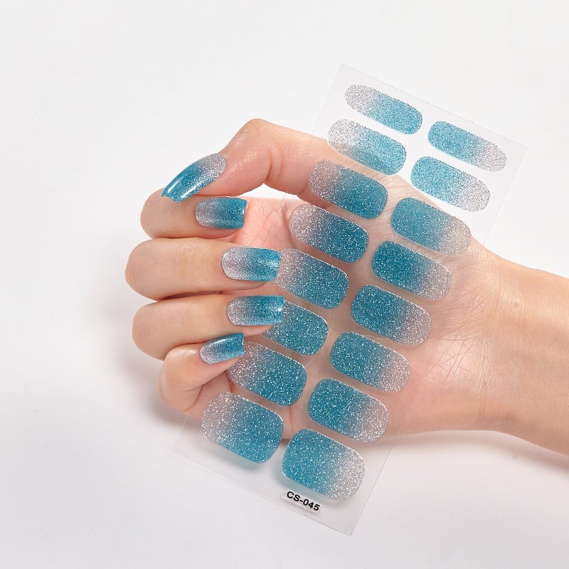 💅SEMICURED UV GEL NAIL STICKERS KIT