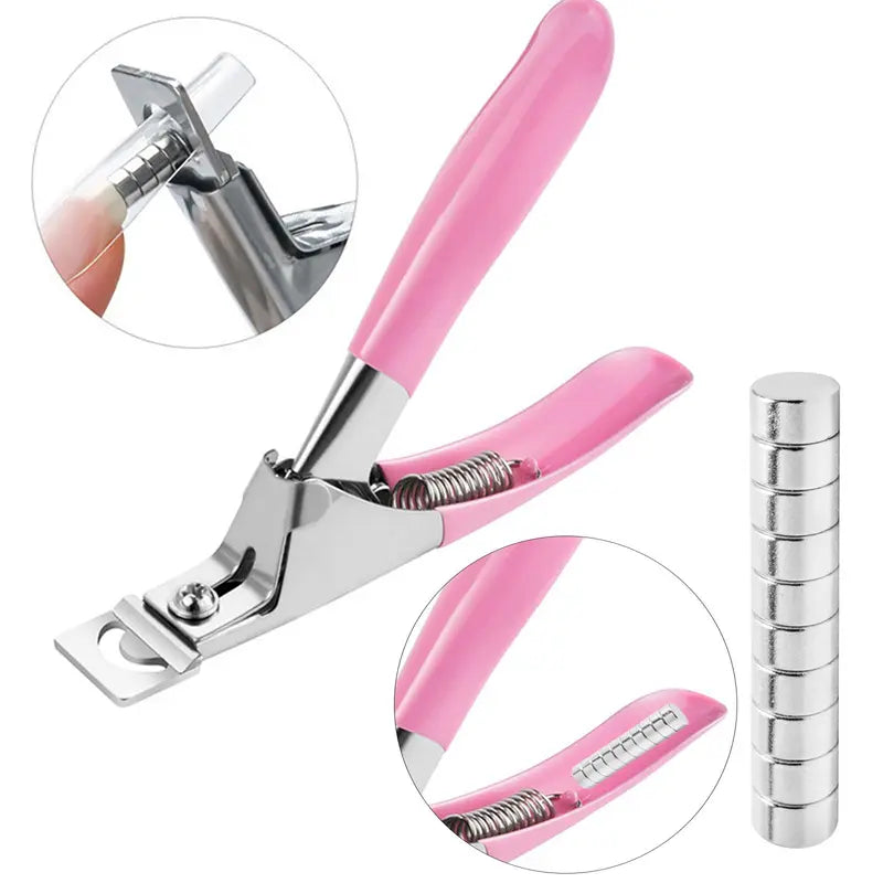 Stainless Steel U‑Shaped Nail Clipper – Professional Manicure Tool