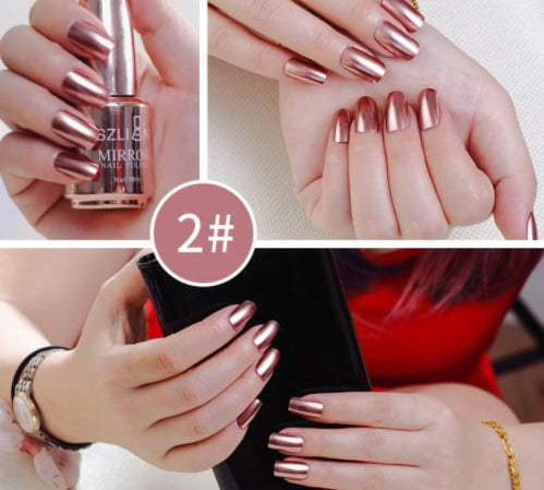💎Esmalte de uñas efecto espejo💅🏻✨