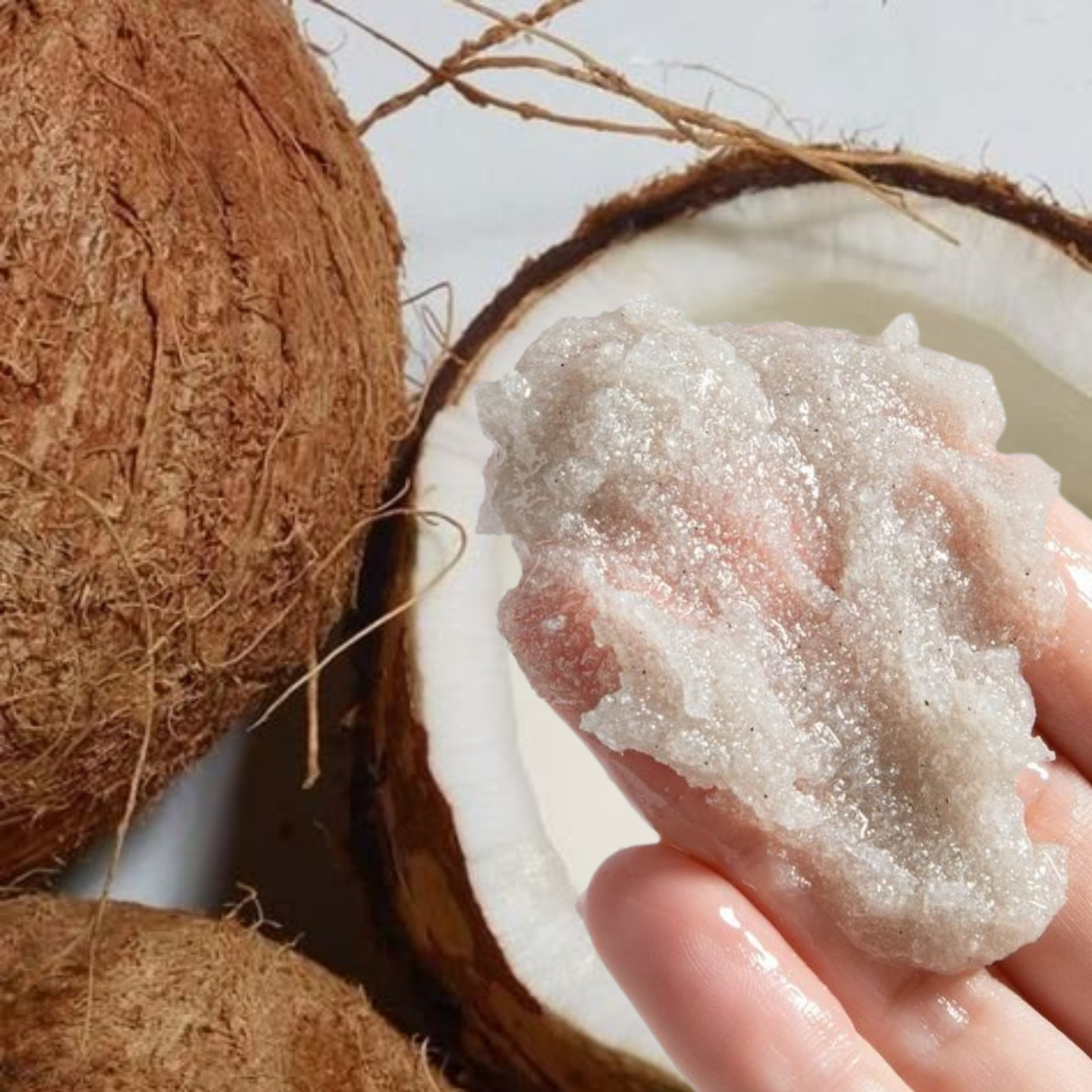 Avocado & Coconut Body Scrub - Moisturizing and Exfoliating Body, Face, Hand, Foot Scrub