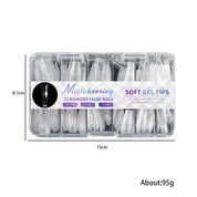 3D Diamond, Almond & Ballerina Long Press-On Nails — Salon-Quality at Home
