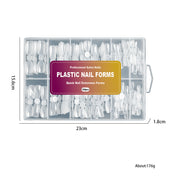 120pcs Dual-Form Nail Extension Kit — Scale Marked, No Paper Needed