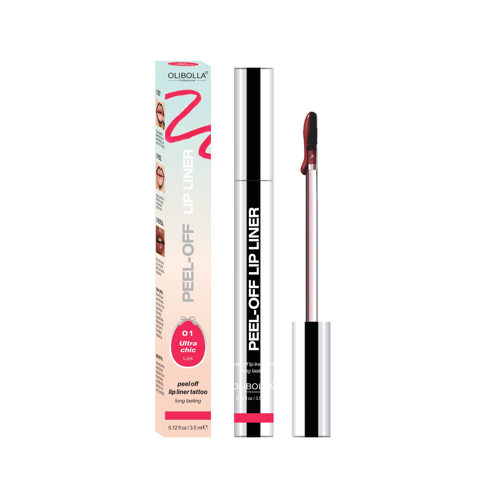 Waterproof Peel-Off Lip Liner — Long Lasting