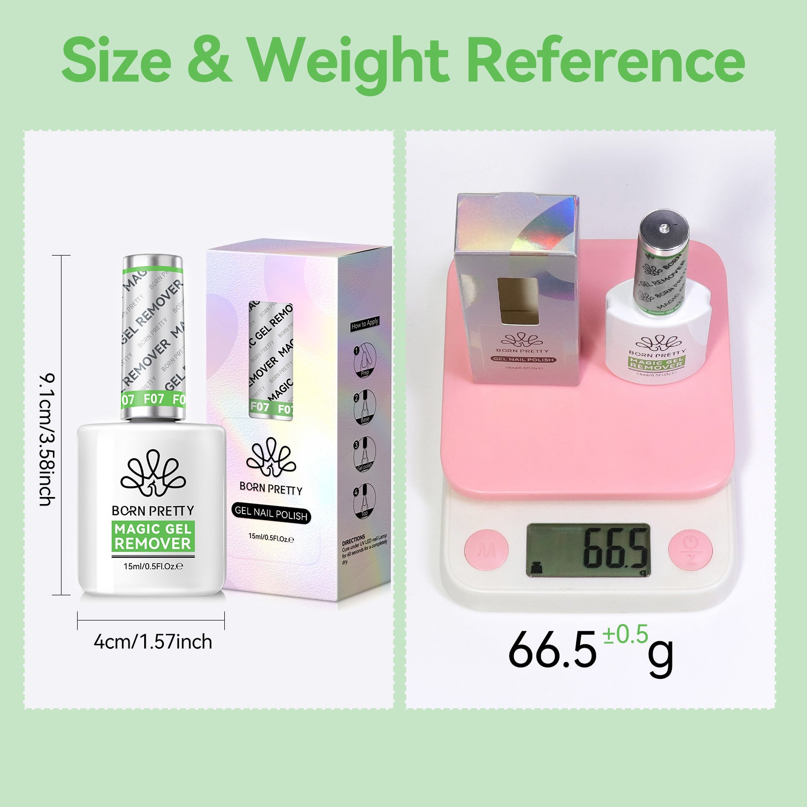 15ml Magic Nail Polish Remover Gel — Quick & Gentle Removal