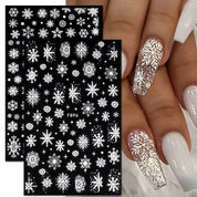 ❄️ Viral Snowflake Stickers | #1 White Christmas Nail & Deco Stickers for Holiday Magic!