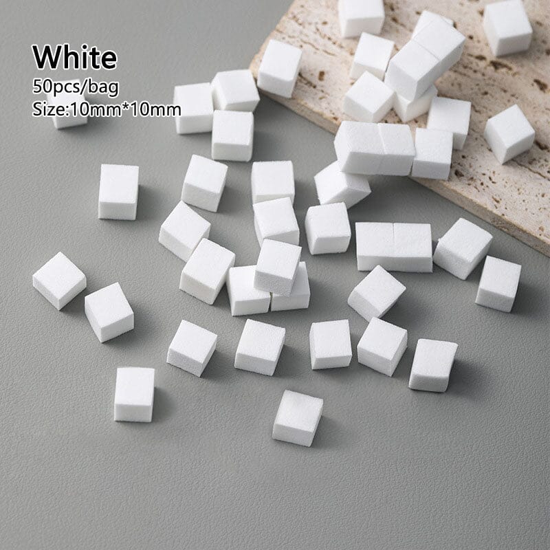 50pcs Mini Square Soft Sponges