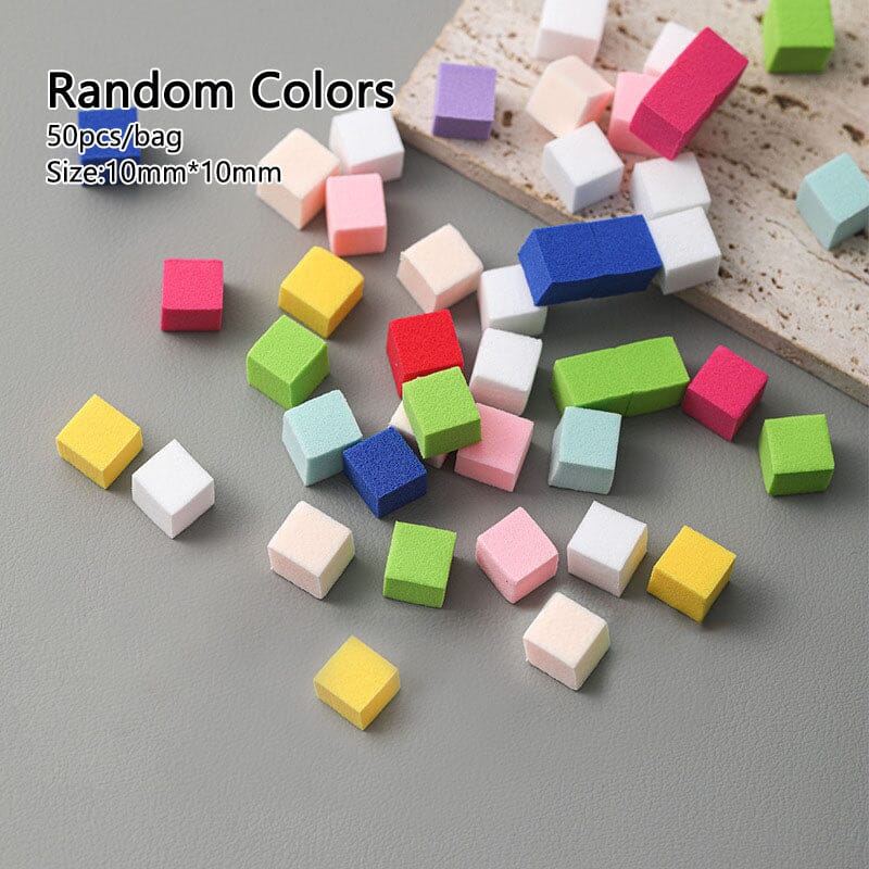 50pcs Mini Square Soft Sponges