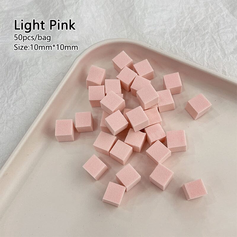 50pcs Mini Square Soft Sponges
