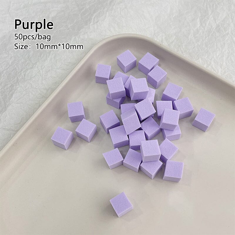 50pcs Mini Square Soft Sponges
