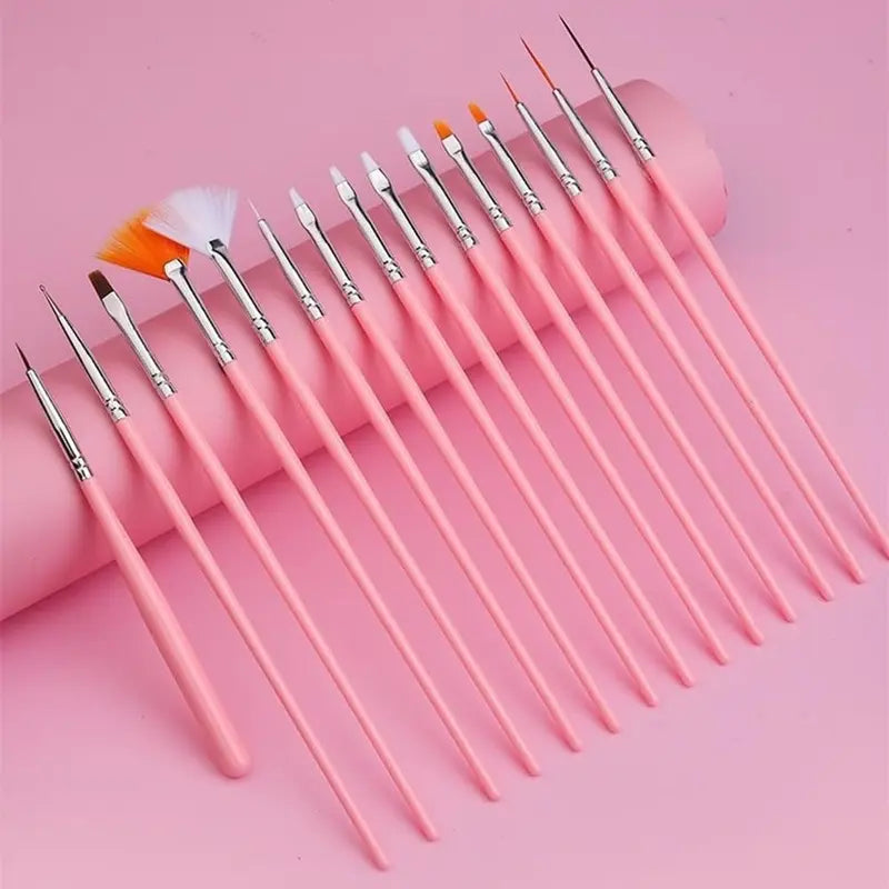 Nail Artist-Recommended DIY Brush Set – 11Pcs Complete Kit