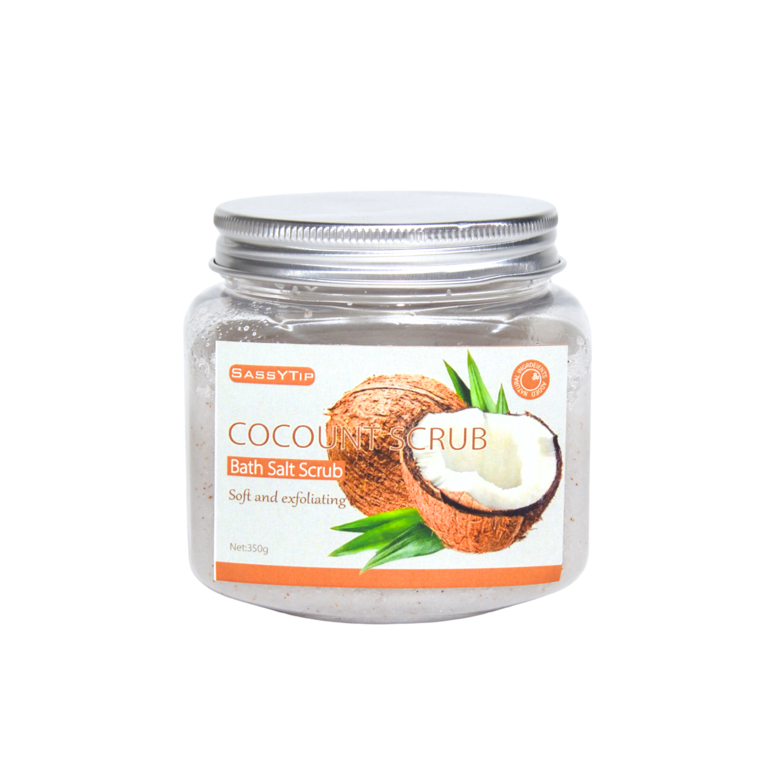 Avocado & Coconut Body Scrub - Moisturizing and Exfoliating Body, Face, Hand, Foot Scrub