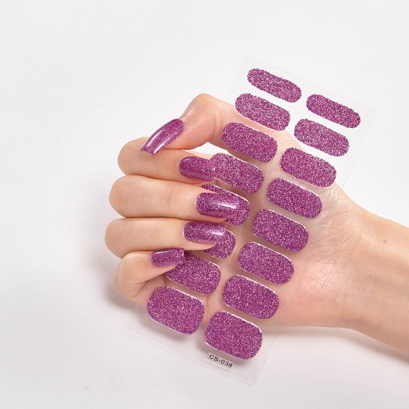 💅SEMICURED UV GEL NAIL STICKERS KIT