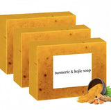 Fade Dark Spots & Brighten Skin Naturally – 3-in-1 Lemon Turmeric Kojic Acid Soap Set ✨