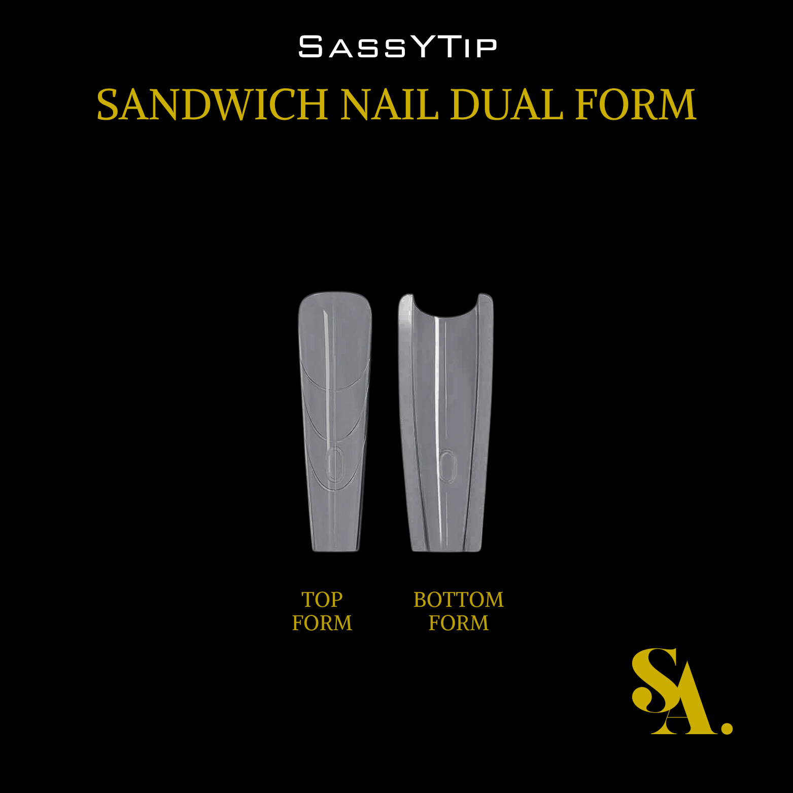 Sandwich Nail Extensions-Dual Forms
